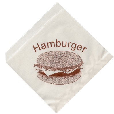 Vrecká na hamburger, 16x16, 500ks