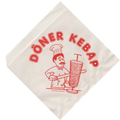 Vrecká na kebab, 16x16, 500ks