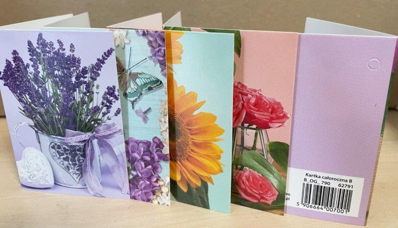 Kartička B venovanie  mix vzorov(5,5x7,5cm)
