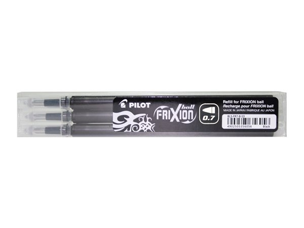 Náplň do rollerov, 0,35 mm, PILOT frixion clicker 07, čierna