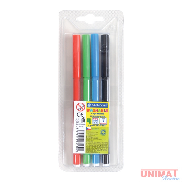 Popisovače Centropen 7790, 4ks, 1mm