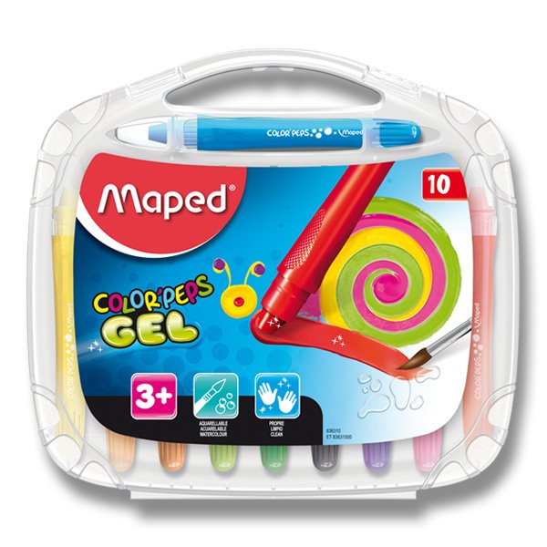 Pastelky 10 ks Maped  gélové