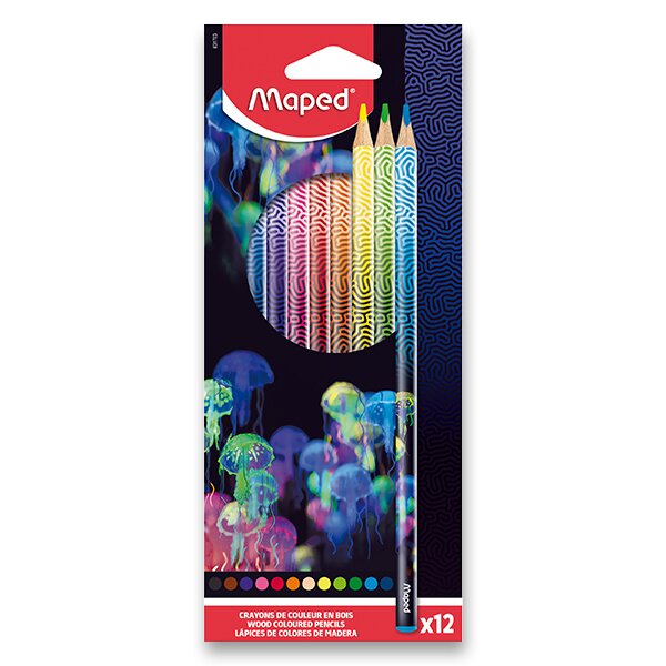 Pastelky  12 ks Maped  "Deepsea Paradise"