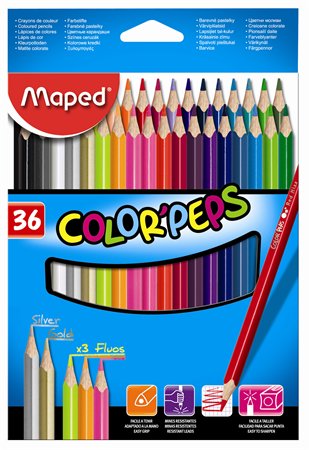 Pastelky  36 ks Maped  "Color Peps"