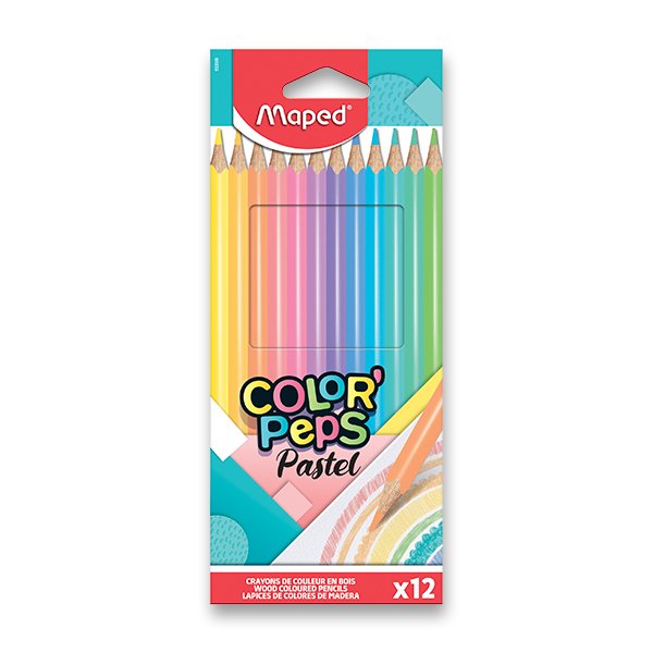 Pastelky  12 ks Maped  "Color Peps" Pastel