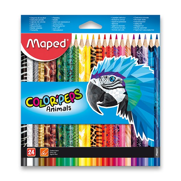 Pastelky  24 ks Maped  "Color Peps" Animals