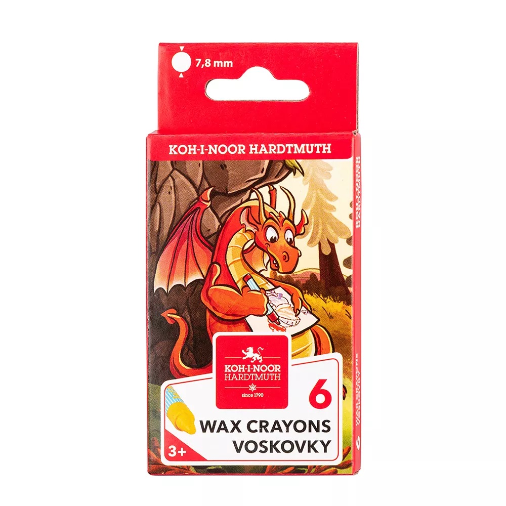 Voskovky,  6ks, WAX, KOH-I-NOR