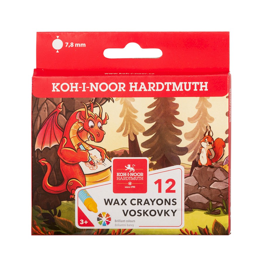 Voskovky, 12ks, WAX, KOH-I-NOR