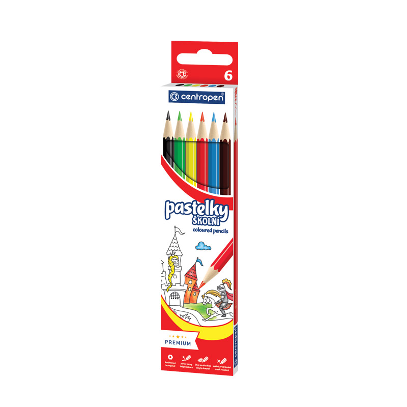 Pastelky   6ks,  Centropen 9520
