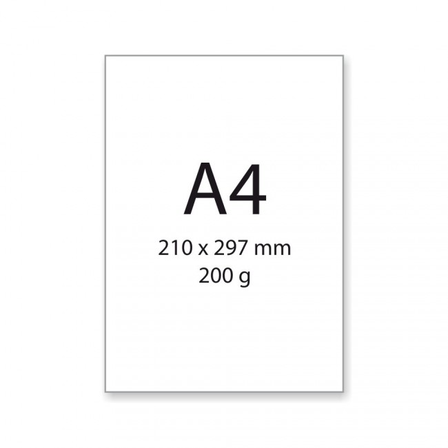 Výkres A4, 180g,  210 x 297 mm