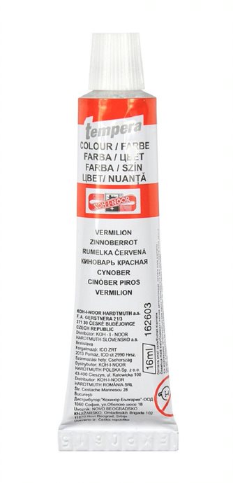 Temper farby  16ml  RUMELKA ČERVENÁ