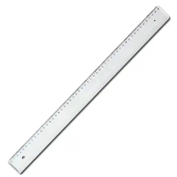 Pravítko 50cm, transparentné, Oficio