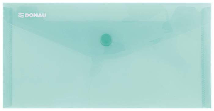 Obálka plastová na patent DL, 220x110mm, Donau, zelená
