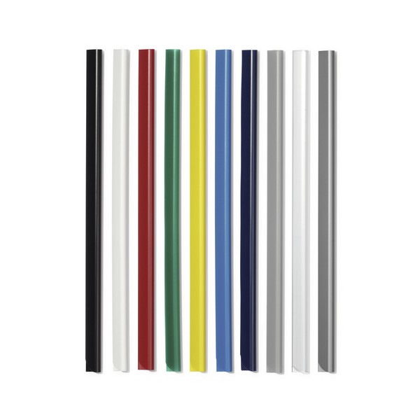 Viazač násuvný, lišta 1 - 30 listov, DURABLE, tmavomodrá
