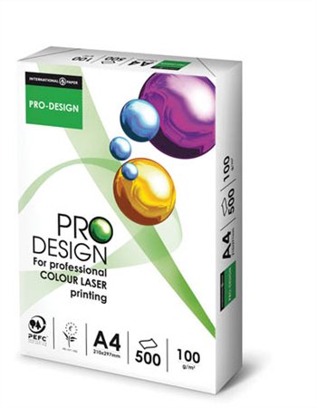 Kopirovací papier A4, 100g, PRO Design, 500ks