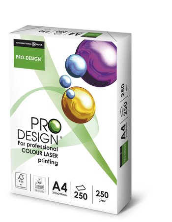 Kopirovací papier A4, 250g, PRO Design, 250ks