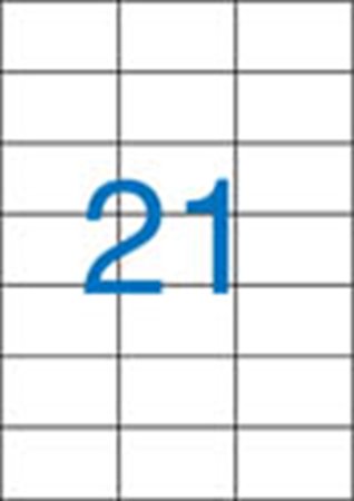 Etikety print, 70x42,3mm ,S&K Label, 21etikiet