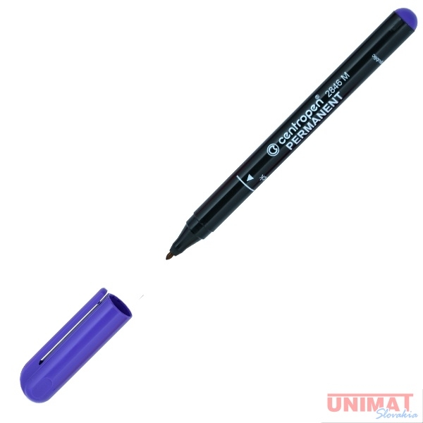 Popisovač Centropen 2846, 1mm, F fialový