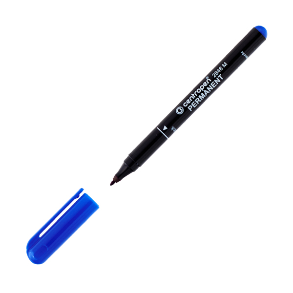 Popisovač Centropen 2846, 1mm, F modrý