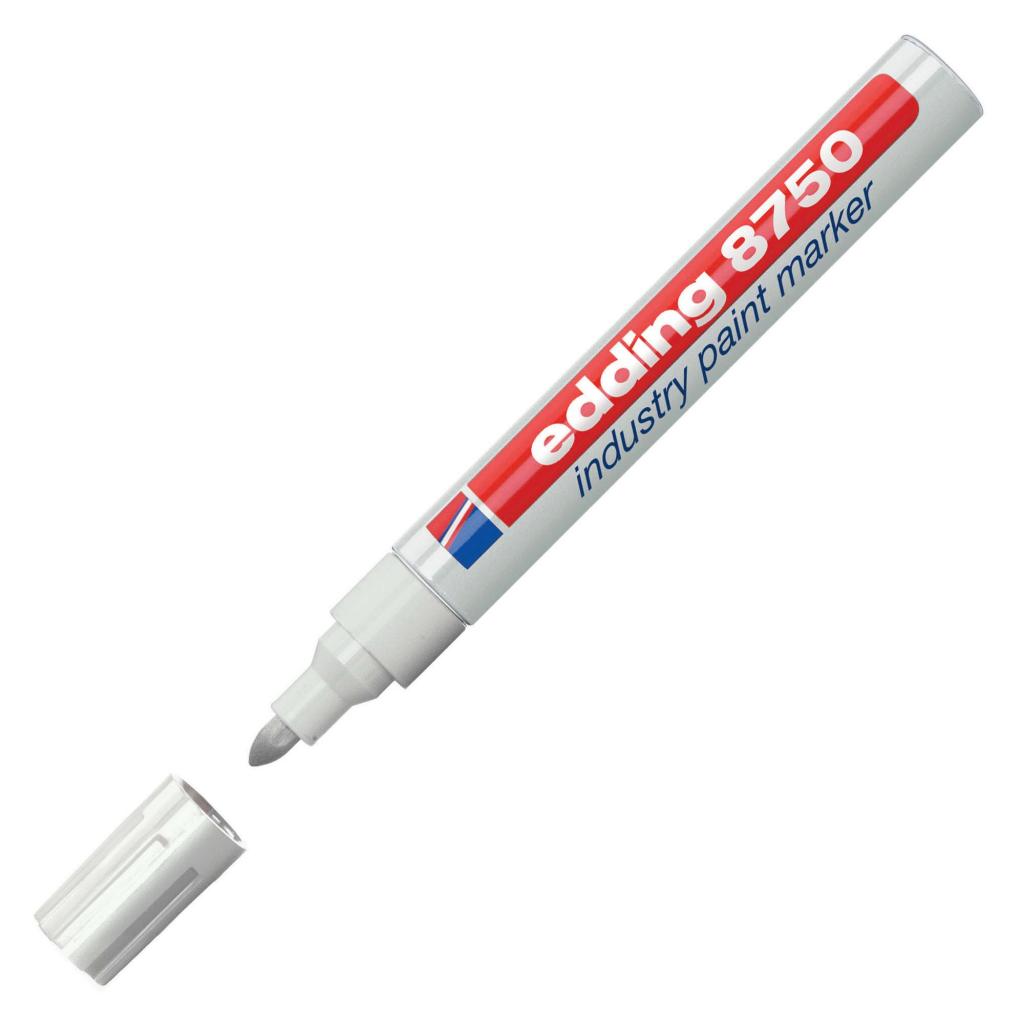 Popisovač lakový EDDING 8750, biely