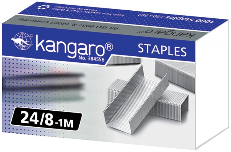 Spinky do zošívačky, 24/8, 1000ks, Kangaro