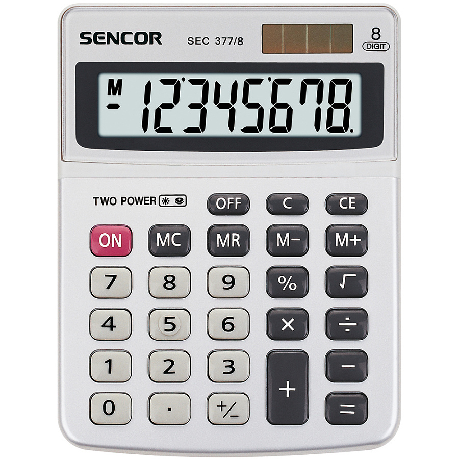 Kalkulačka Sencor 377, 8 dual