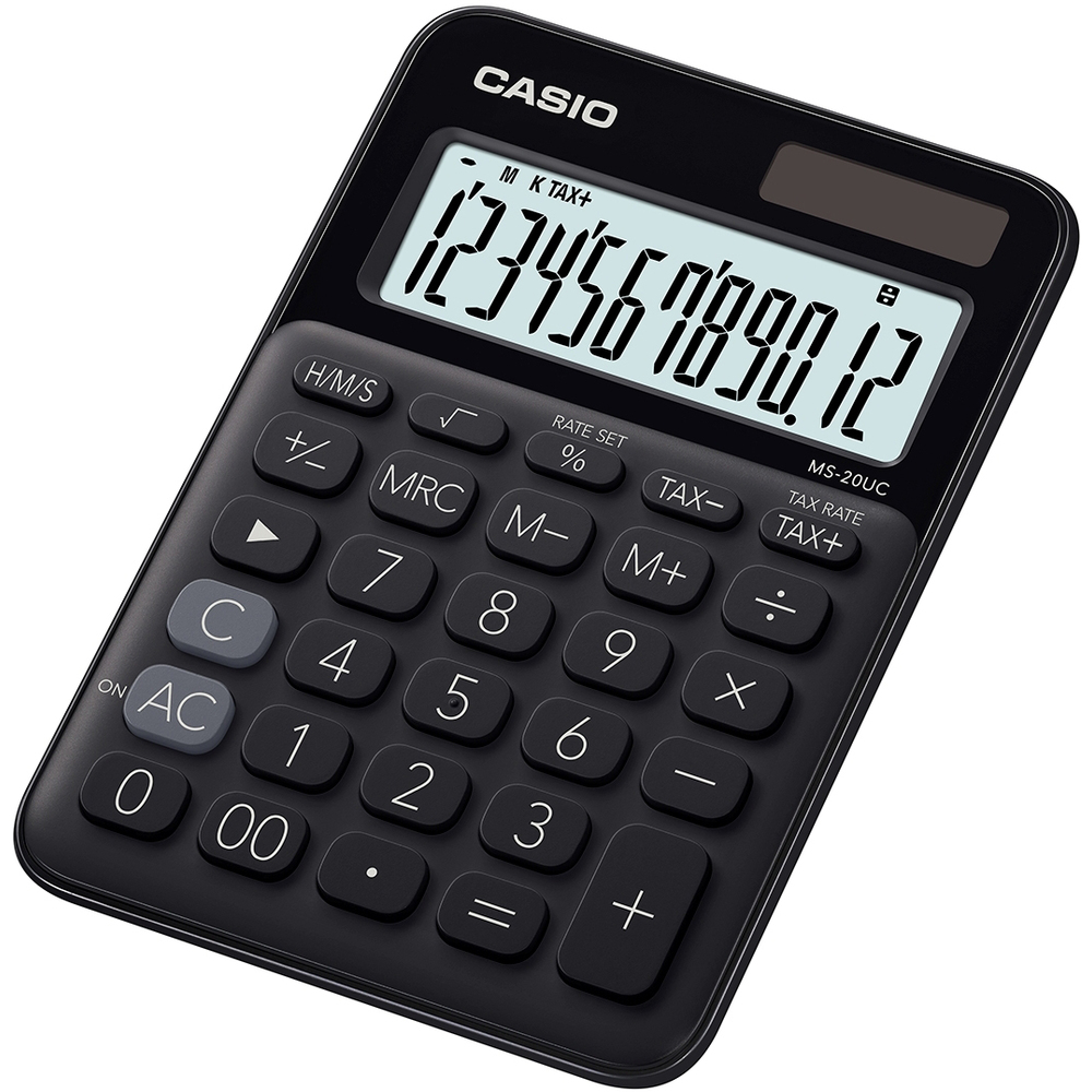 Kalkulačka CASIO MS 20 UC, BK