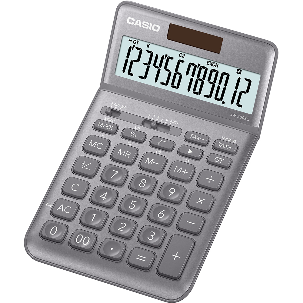Kalkulačka CASIO JW 200 SC GY