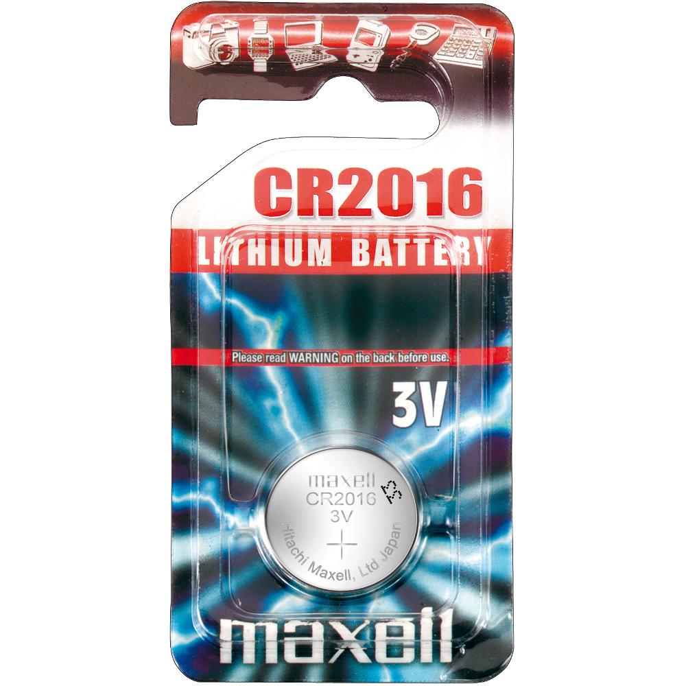 Monočlánok CR 2016, MAXELL, gombikový, 1ks