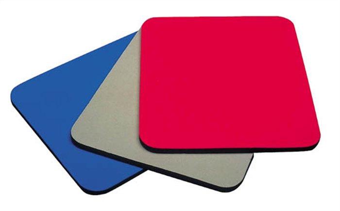 Podložka pod myš, textil, FELLOWES, červená