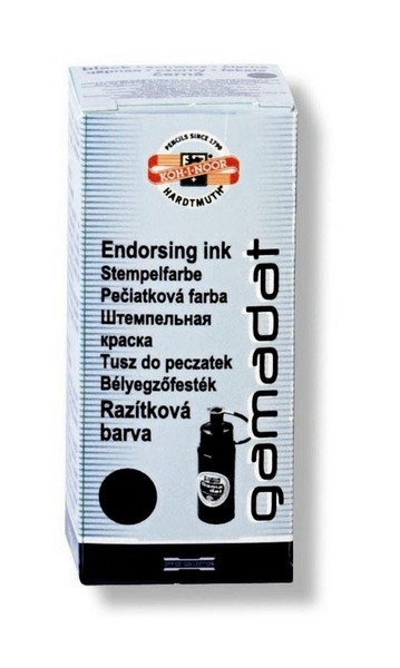Razítk farba GAMADA - čierna