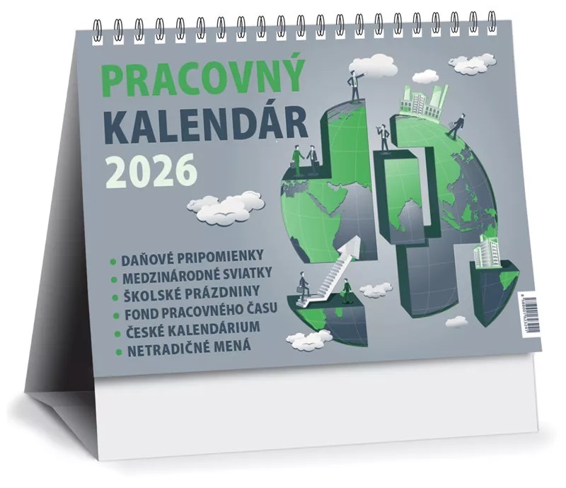 Kalendar stolový PRAC. MALÝ 2026
