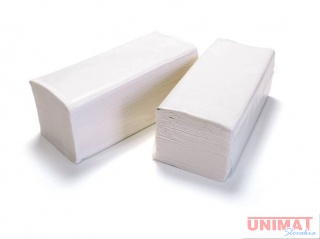 Utierky  ZZ - biele Lux  2vrst  /150 útr   25x21cm