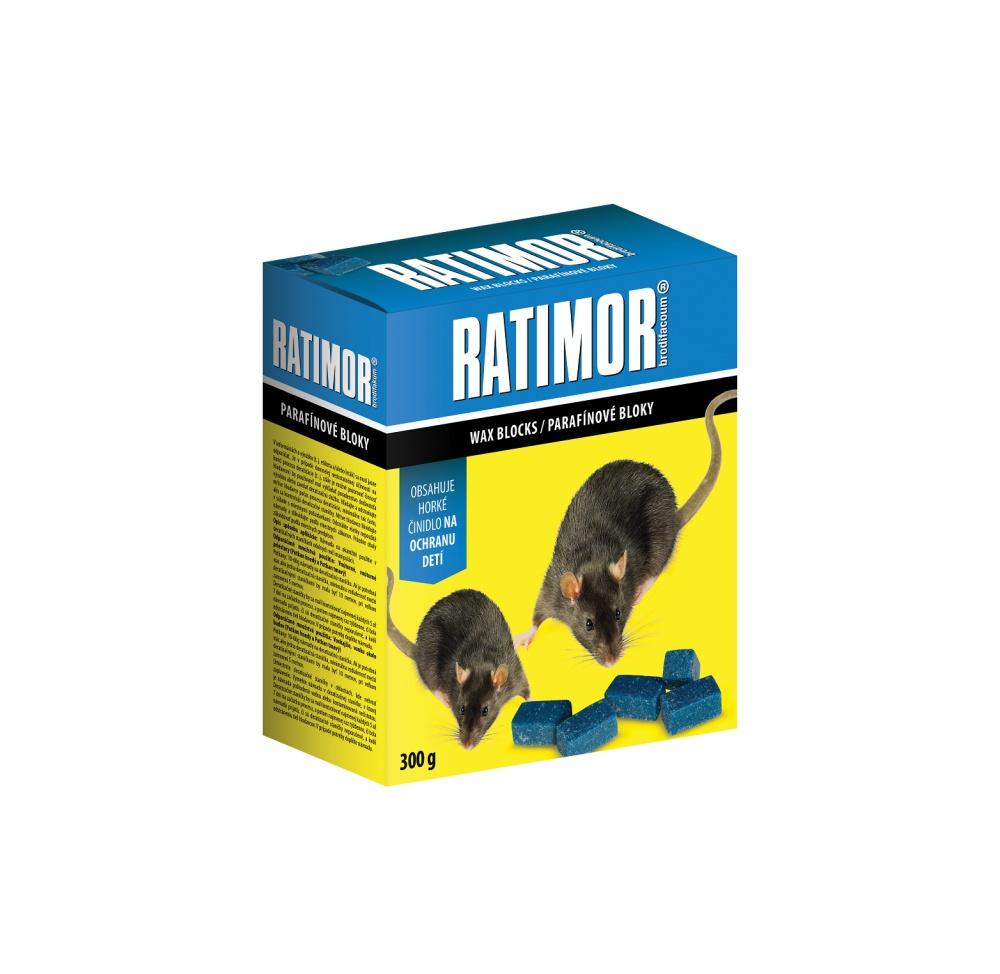 Ratimor 300g parafínové bloky na myši, potkany