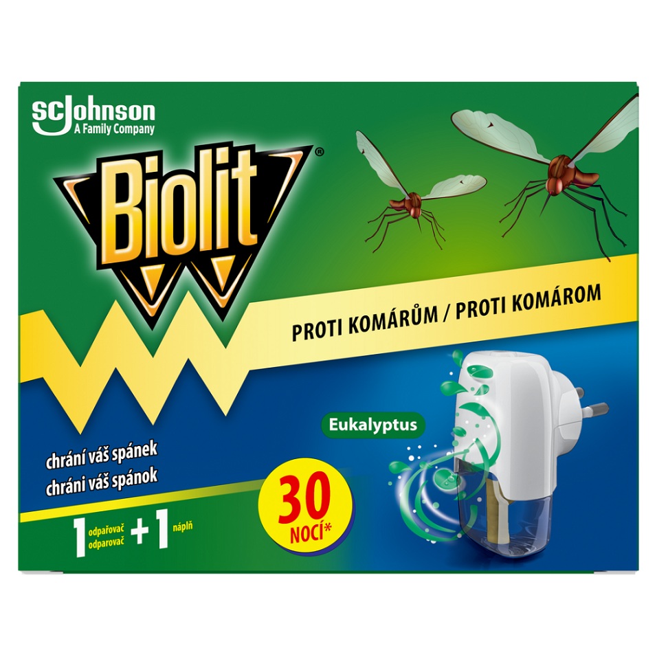 Biolit elekt.strojček+NN tekutá, eucalyp. 30 nocí