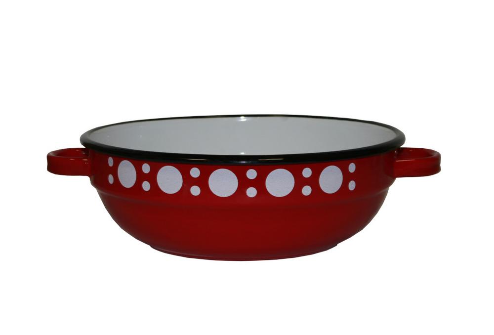 Misa smalt pr.20cm-červ bod