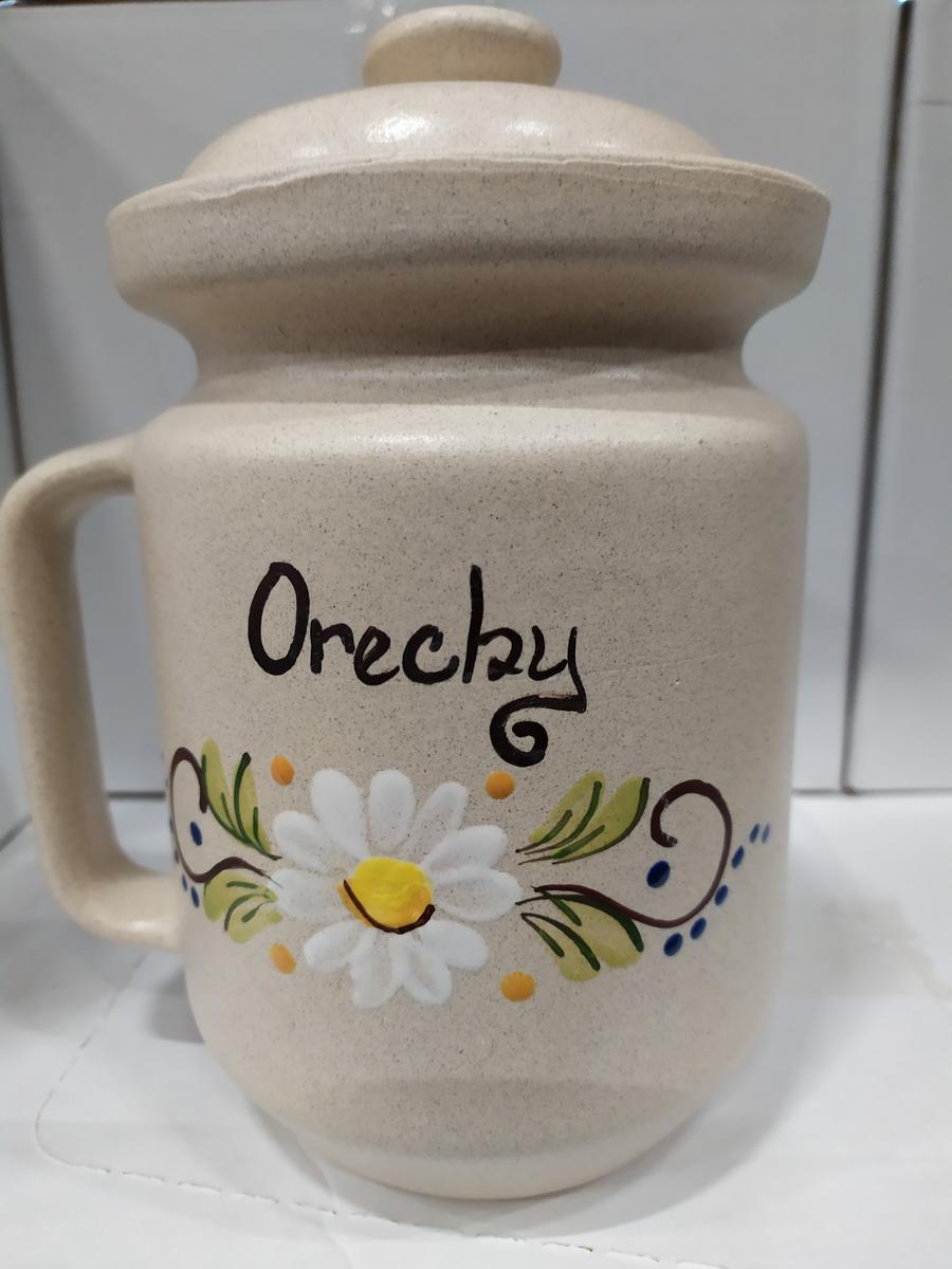 Dóza keramická orechy