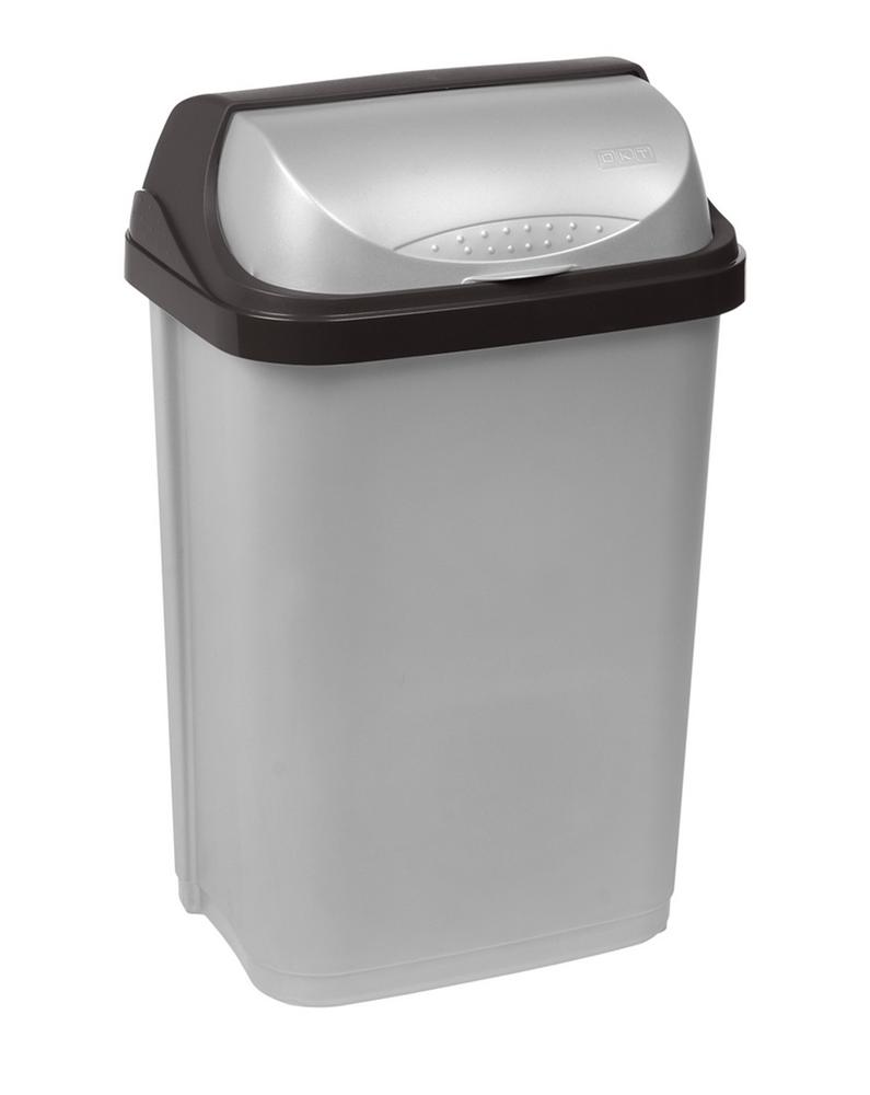 Kôš odpadkový 25L Roll top, sivý