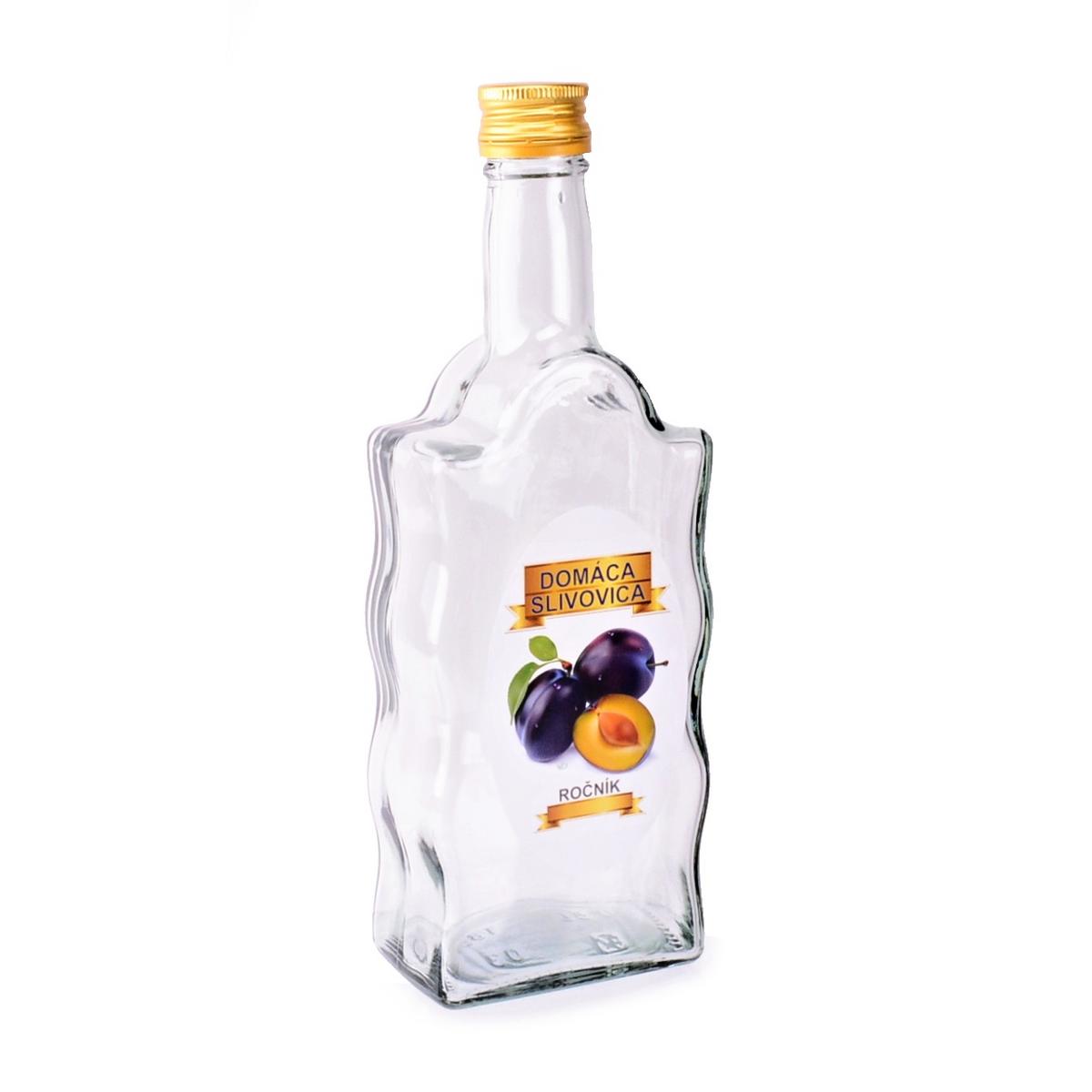 Fĺaša  500ml klaštorná hran. slivka