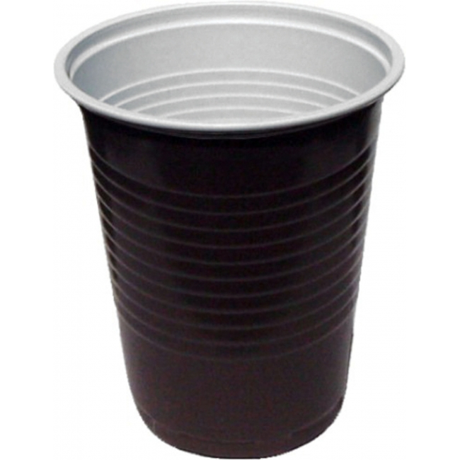 Plastový pohár, hnedý, na kávu 0,18dl /100ks