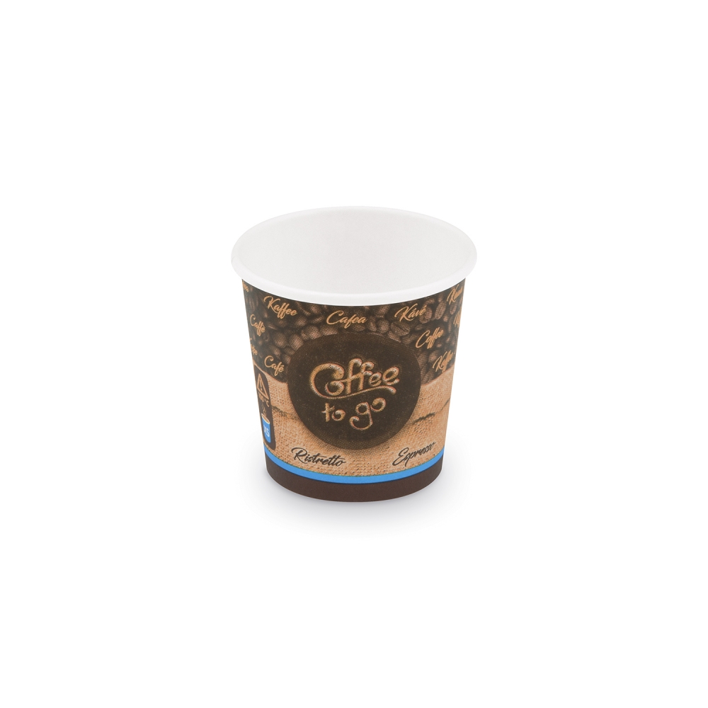 Pohár PAP  110ml COFFE TO GO Espresso/50ks, priemer 62 mm