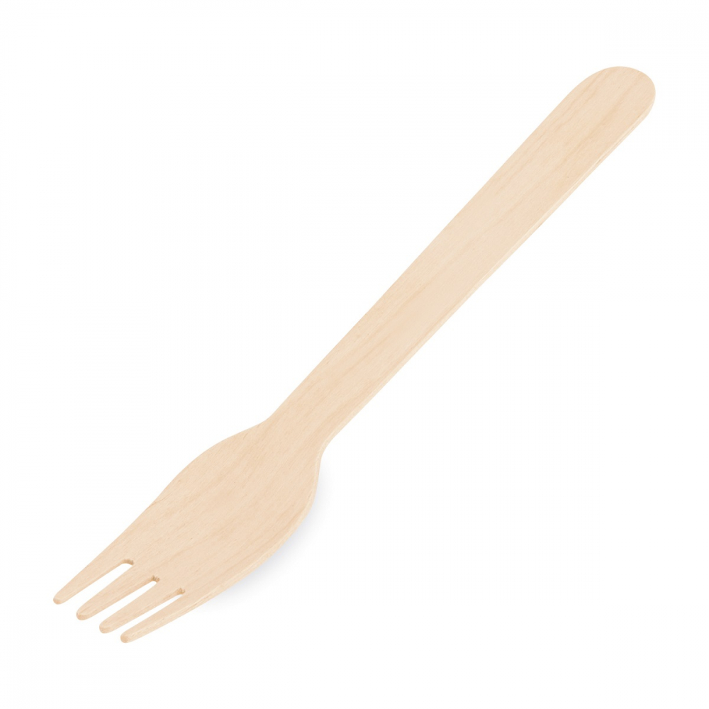 Drevená Vidlička , 16cm /100ks  EBIO