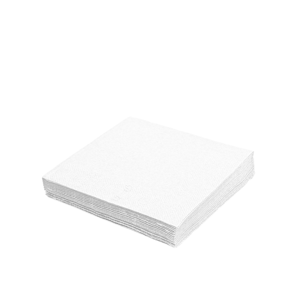 Servitky 24x24cm, 1vrst., biele, 500ks