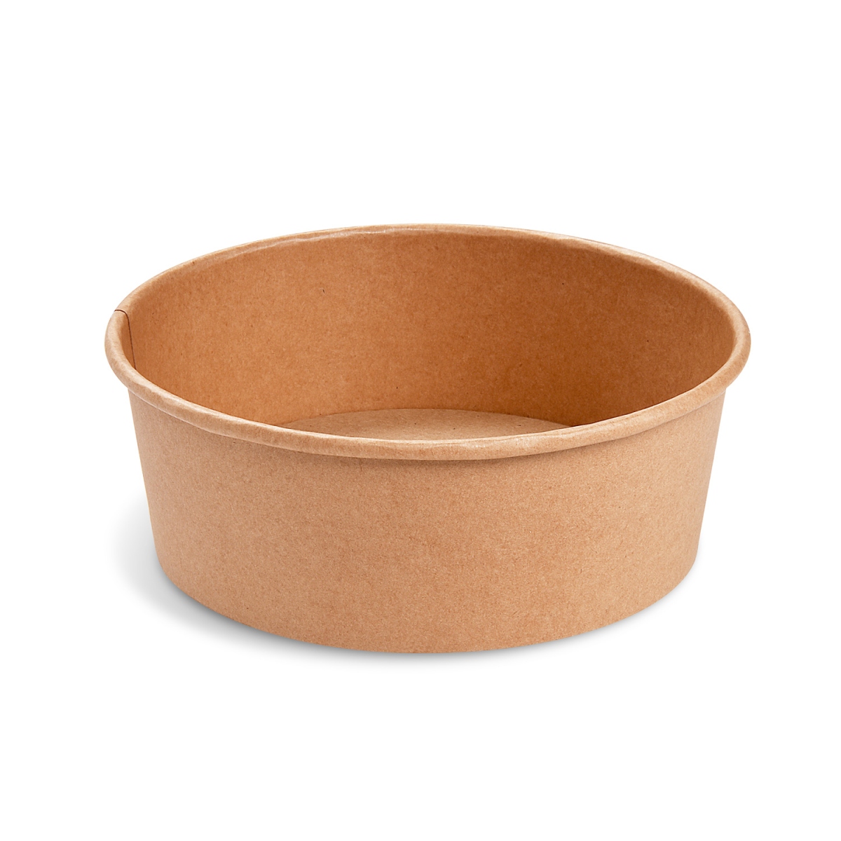 Papierová miska hnedá kraft 1300ml, pr. 185 mm, 50ks