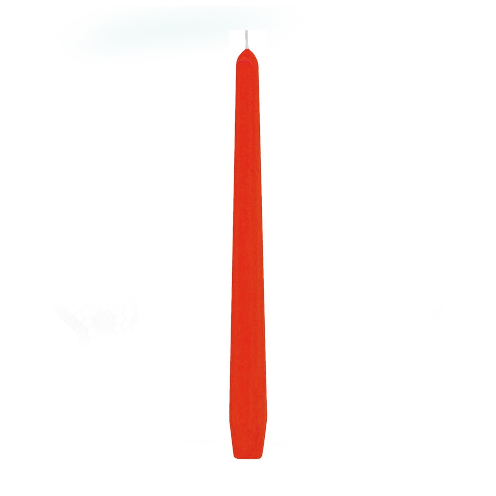 Sviečka kon 245 mm -oranžová