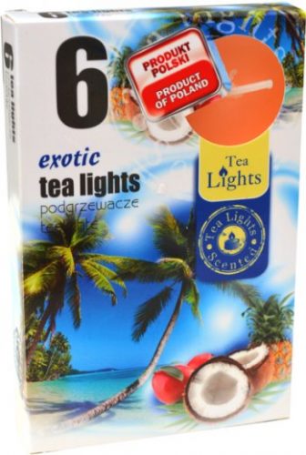 Sviečka čaj  6ks, exotic