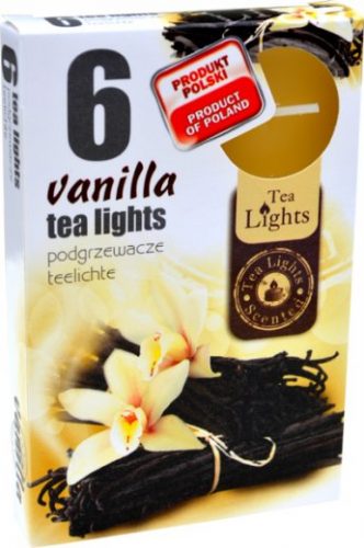 Sviečka čaj  6ks, vanilla