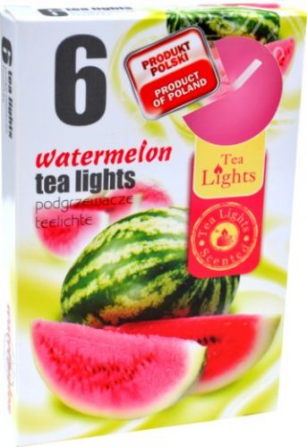 Sviečka čaj  6ks, watermelon