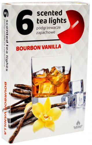 Sviečka čaj  6ks, bourbon vanilla