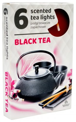 Sviečka čajová  MAXI, 6ks, black tea
